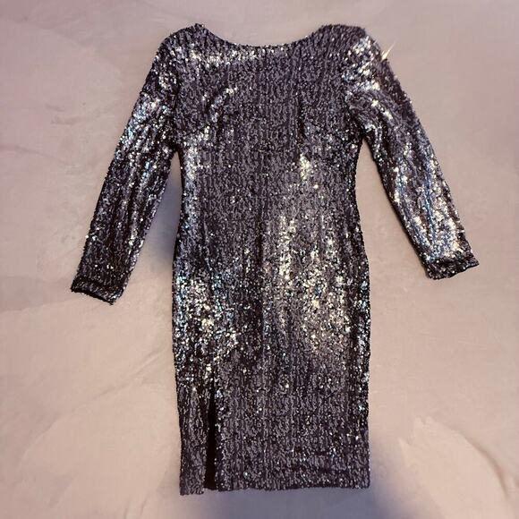 Dress The Population "Natalie Dress" Sequin knee length Dress size XL (12-14) - Picture 3 of 16